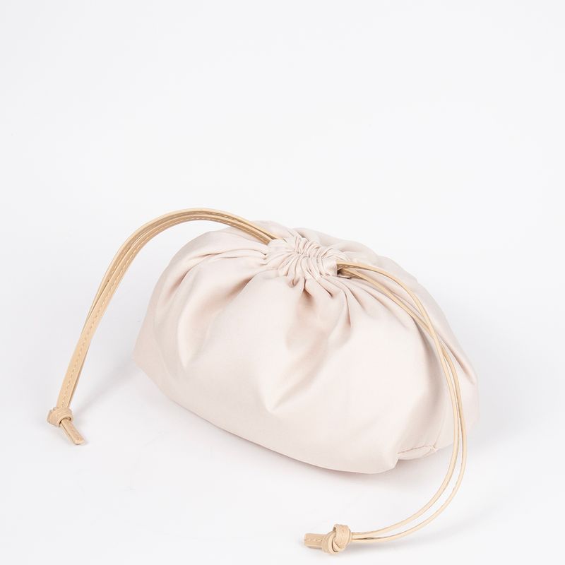 Stor dragskopåse till väska beige