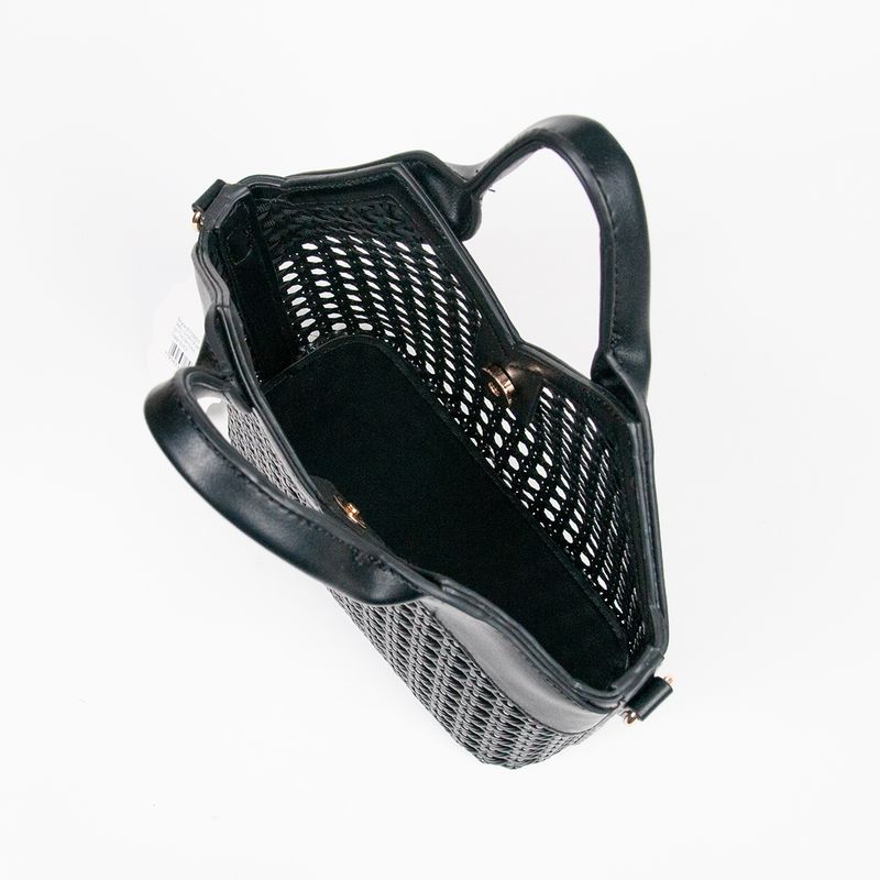Izra liten shopper - svart - lätt och elegant väska