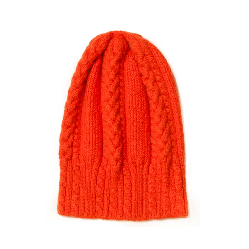 Hatt med flätor - tegel