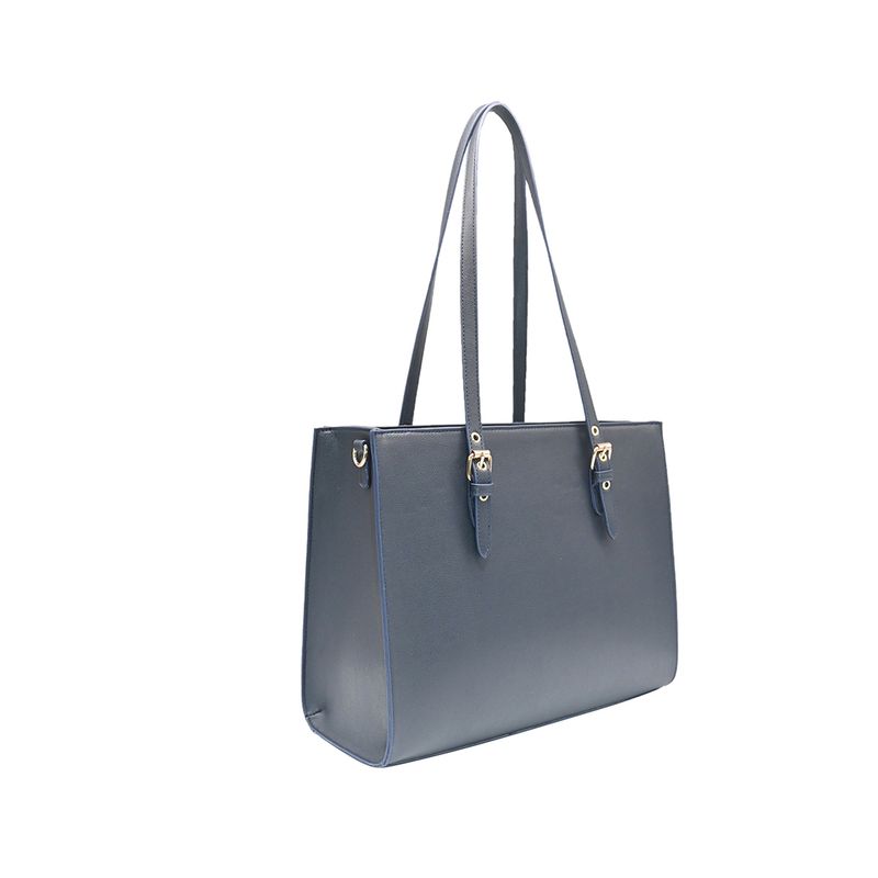 EMILIE shopper - marinblå