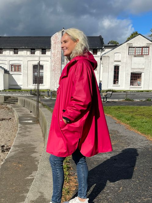Huvudbild Regnponcho - rosa
