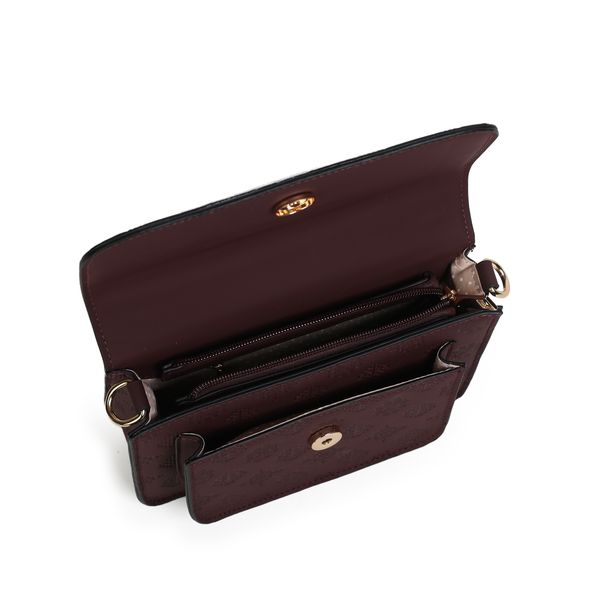 Huvudbild Hillevi clutch burgunder - väska i ...