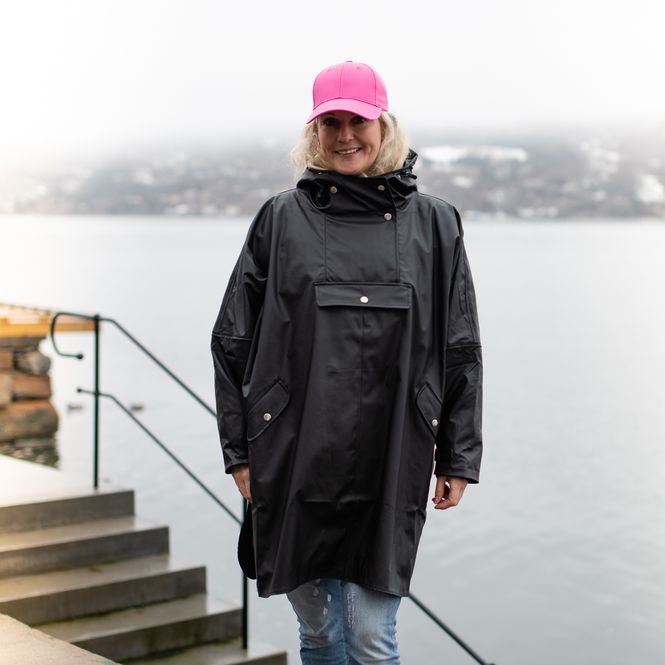 Huvudbild Regnponcho - svart
