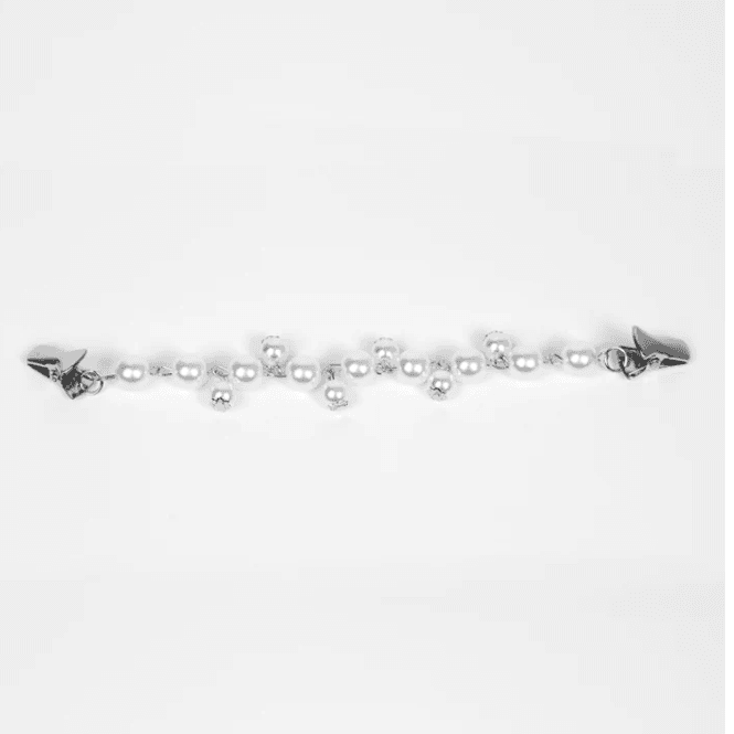 Huvudbild Scarf-länk med pärldetaljer - elegant accessoar ...