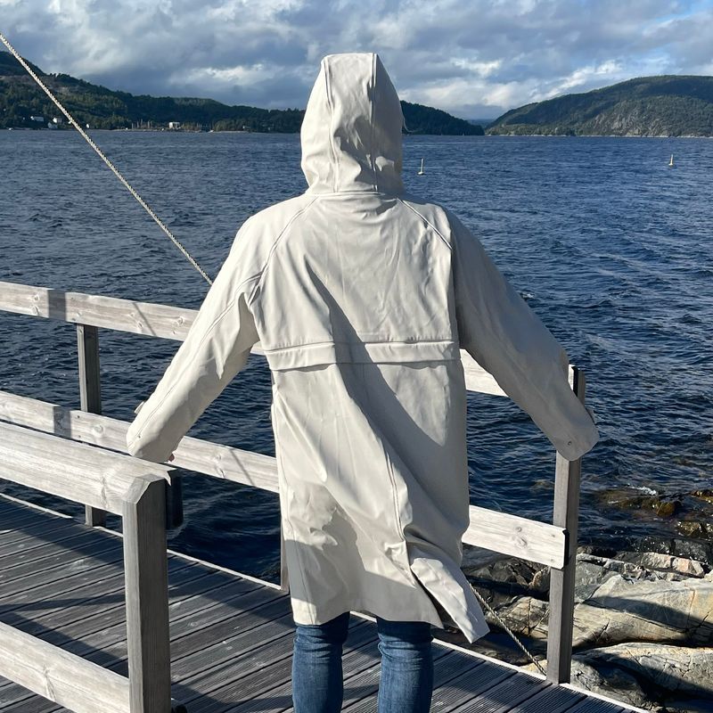 Regnkappa - offwhite