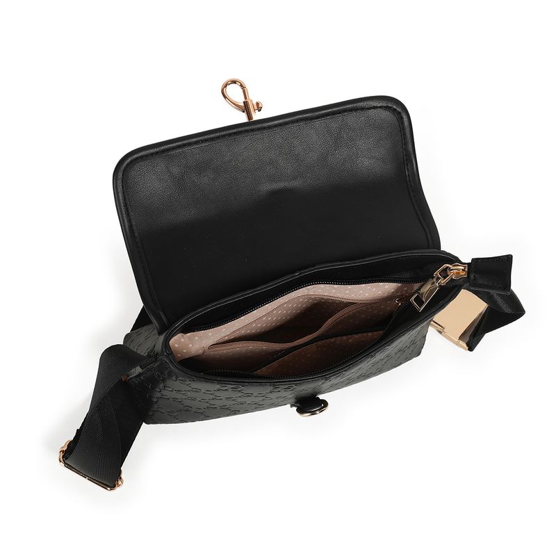 Väska Iris svart i imitationsläder