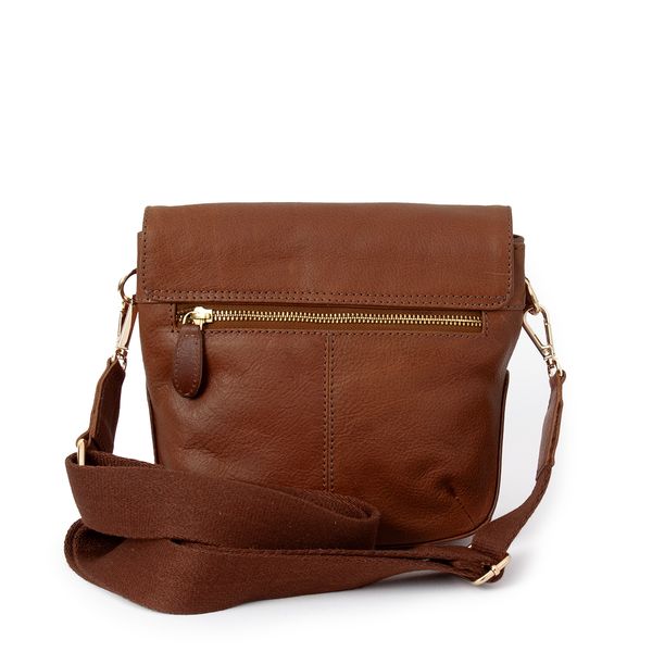 Bild på LEXI clutch i läder - brun