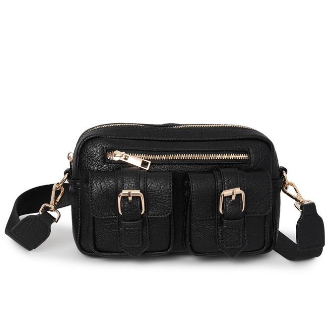 Huvudbild GITTE pocketbag - svart väska i imitationsläder