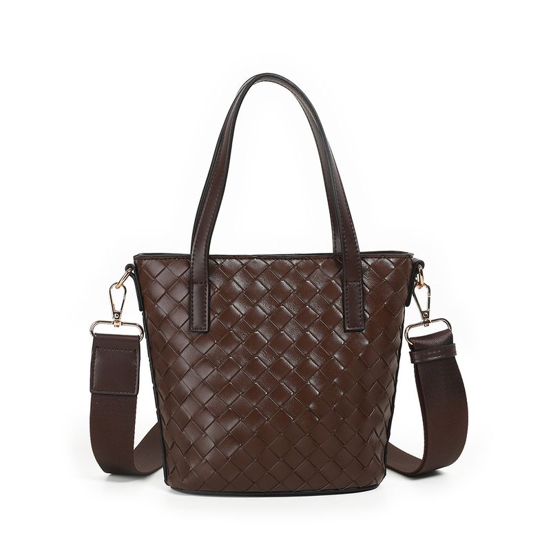Ivy mini shopper - brun - kompakt och stilren väska