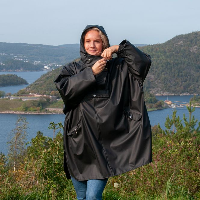 Huvudbild Regnponcho - svart