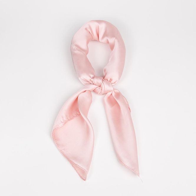 Huvudbild Liten enkel halsduk - ljusrosa