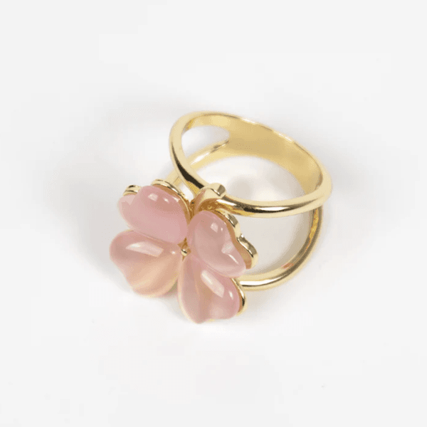 Huvudbild Halsduksring med Blomdesign – Elegant ...