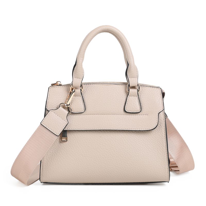 Kat liten håndveske lys beige