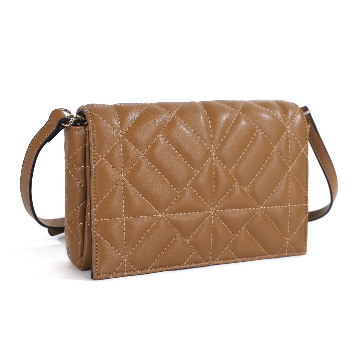 NANNA våffla clutch - konjak