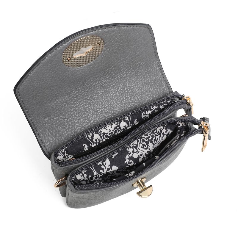 DANIELLA mini clutch - grå