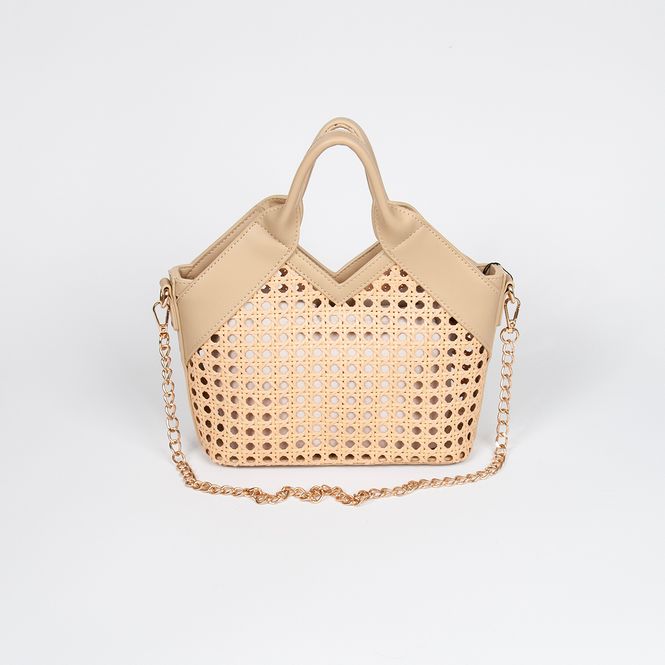 Huvudbild Izra liten shopper - beige - lätt och elegant ...