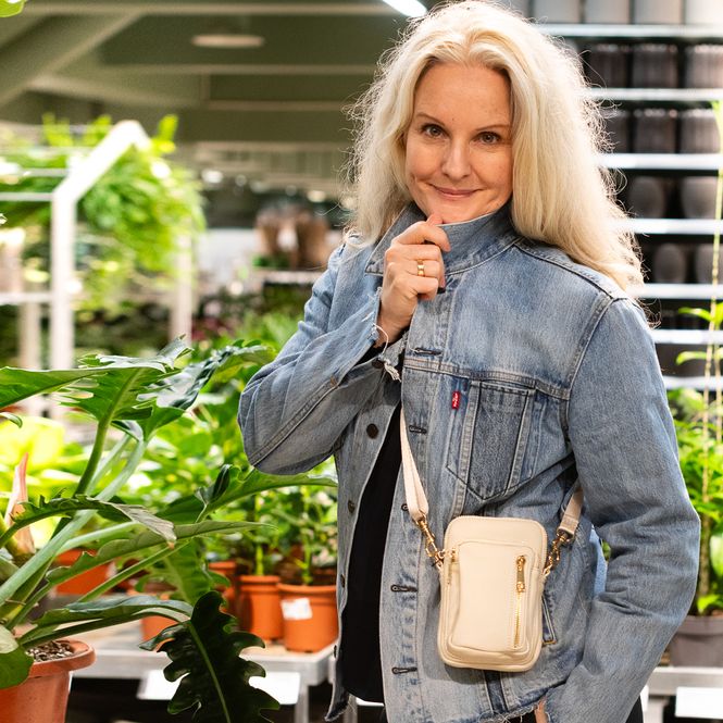 Huvudbild IDA mobilväska - ljus beige