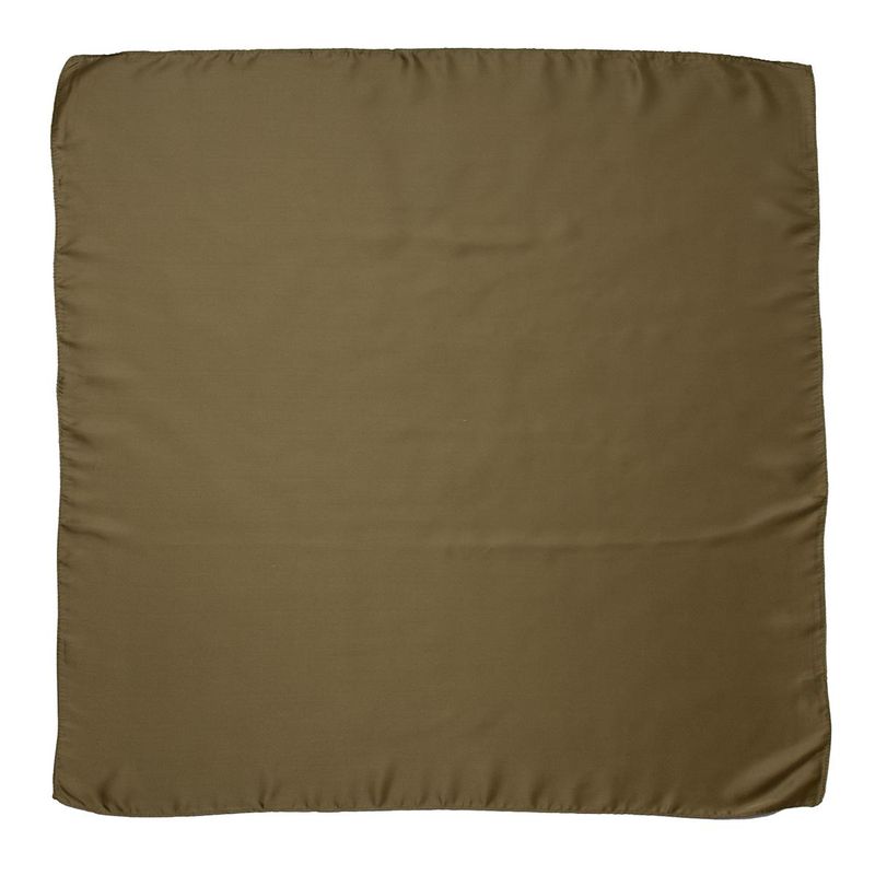 Lite skjerf ensfarget - olivengrøn